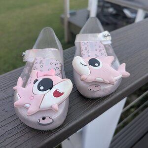 Mini Melissa "Baby Shark" Jelly Shoes-Baby Size 7